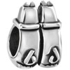 Twin Cat Silver Plated Beads Charms Bracelets