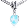 Heart   Bracelet  Dangle European Beads