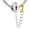 Pugster Classic Lock & Key European Charm Bead