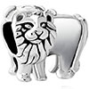 King Lion Silver Plated Beads Charms Bracelets