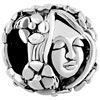 Flora Goddess Silver Plated European Beads
