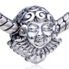 Exotic Cambodian Silver Plated European Beads