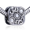 Square Shaped Pearl Sun European Beads
