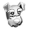 Funny Doggie Pet Silver Plated European Beads