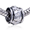 Drum Shaped Shining Crystal European Beads