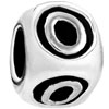 Dice Shaped Letter O Alphabet Fit All Brands Silver Plated Beads Charms Br...