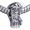 Chinese Queen Silver Plated European Beads