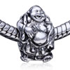 The Cloth Bag Monk Silver Plated European Beads