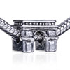 Triumphal Arch Silver Plated European Beads
