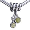 Alluring Loquat Dangle European Beads