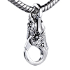 Flower  Lobster  Dangle European Beads