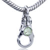 August Birthstone  Lobster  Clasp Dangle European Beads