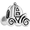 Pumpkin Car Silver Plated Beads Charms Bracelets