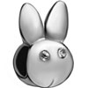Rabbit Silver Plated Crystal European Beads DPC1466