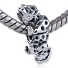 Ugly Spotted Dog Silver Plated European Beads