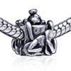 Impressionist Silver Plated European Beads