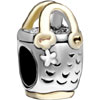 Vegetable Basket Two Tone Plated European Beads