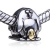 Chick Incubation Two Tone Plated European Beads