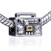 Old  Style  Recorder Two Tone Plated European Beads