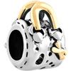 Brief Case Two Tone Plated European Beads