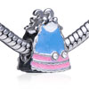  Pink  And  Blue  Butterfly Purse European Beads