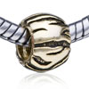 Delicious Pumpkin Gold Plated European Beads