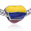  Heart  Shaped Colombia European Beads