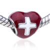 Heart Shaped Switzerland European Beads