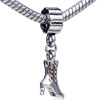 Boot Dangle European Beads