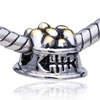 Doggie Food Silver Plated European Beads