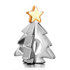 Christmas Tree Two Tone Plated Beads Charms Bracelets