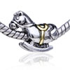 Cockhorse Silver Plated European Beads