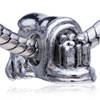 Bird Nest Silver Plated European Beads
