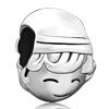 Boy In Hat Silver Plated European Beads