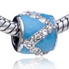 Zigzag Crystal European Beads