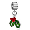 Flesh Leaves Dangle European Beads