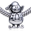 Little Boy Silver Plated European Beads