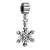 Snowflake Kathy Dangle European Beads