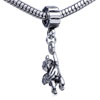 Dangle Happy Angel Silver Plated European  Beads 