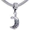 Moon Santa Claus Dangle European Beads
