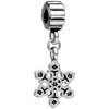 Snowflake Bella Dangle European Beads