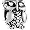 Pugster Silver Owl European Beads
