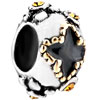  November  Birthstone And Golden Star Two Tone Plated European  ... 