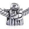 Angel With Baby Silver Plated European Beads