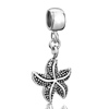 Pugster Starfish Shape Dangle European Beads