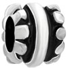 Flower Brim Silver Plated Beads Charms Bracelets