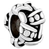 Drum Spacer Wheel Silver Plated Beads Charms Bracelets