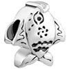 Fish Flower Fit All Brands Silver Plated Beads Charms Bracelets