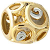 22K Silver Hollow All Brand Gold Plated Beads Charms Bracelets