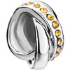 Pugster Triple Rings Yellow Crystal